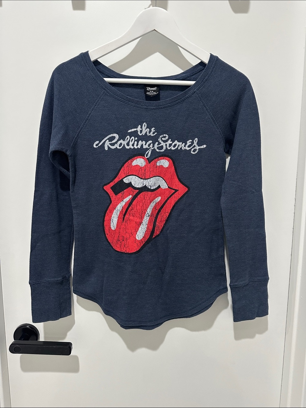 THE ROLLING STONES BAND HENLEY SWEATER